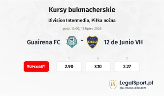 Guairena FC - 12 de Junio VH kursy bukmacherskie