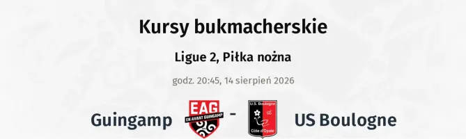 Guingamp - Boulogne kursy bukmacherskie