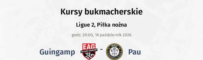 Guingamp - Pau kursy bukmacherskie