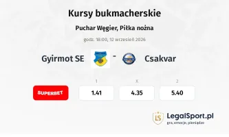 Gyirmot SE - Csakvar kursy bukmacherskie