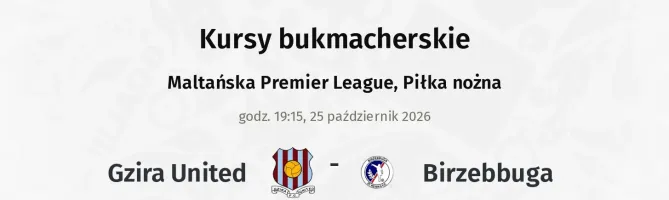 Gzira United - Birzebbuga kursy bukmacherskie