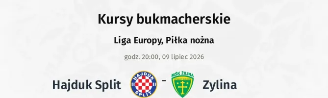 Hajduk Split - Žilina kursy bukmacherskie