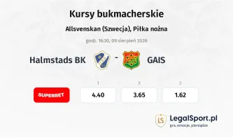 Halmstad - GAIS kursy bukmacherskie