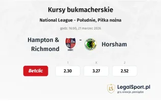 Hampton & Richmond - Horsham kursy bukmacherskie
