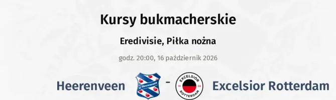 Heerenveen - Excelsior Rotterdam kursy bukmacherskie