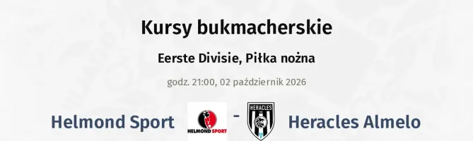 Helmond Sport - Heracles kursy bukmacherskie