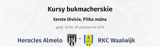 Heracles - RKC Waalwijk kursy bukmacherskie