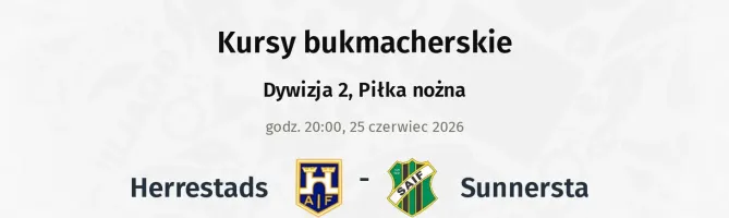 Herrestads - Sunnersta kursy bukmacherskie