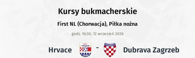 Hrvace - Dubrava Zagrzeb kursy bukmacherskie