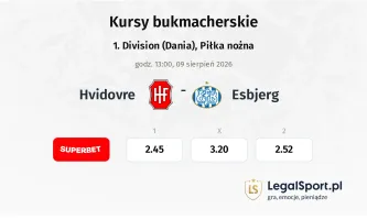 Hvidovre - Esbjerg kursy bukmacherskie