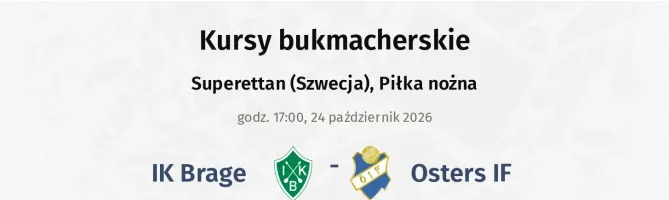 IK brage - Osters IF kursy bukmacherskie