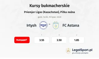 Irtysh - FC Astana kursy bukmacherskie