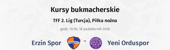 Iskenderunspor - Yeni Orduspor kursy bukmacherskie
