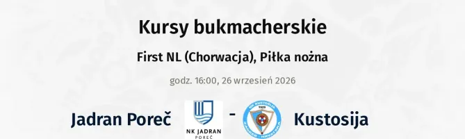 Jadran Poreč - Kustosija kursy bukmacherskie