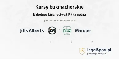 JDFS Alberts - Mārupe kursy bukmacherskie