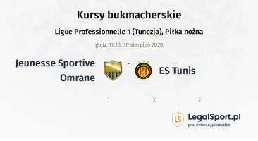 Jeunesse Sportive Omrane - ES Tunis kursy bukmacherskie