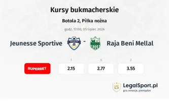 Jeunesse Sportive - Raja Beni Mellal kursy bukmacherskie