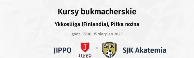 JIPPO - SJK Akatemia kursy bukmacherskie
