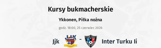 JJK - Inter Turku II kursy bukmacherskie