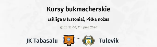 JK Tabasalu - Tulevik kursy bukmacherskie