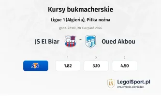 JS El Biar - Oued Akbou kursy bukmacherskie