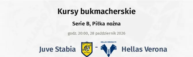 Juve Stabia - Hellas Verona kursy bukmacherskie