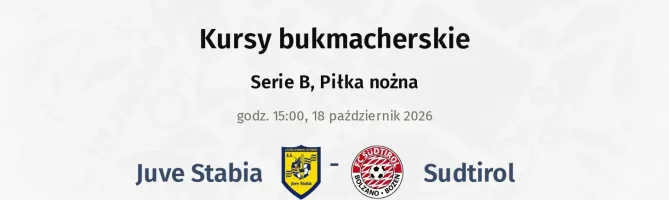 Juve Stabia - Sudtirol kursy bukmacherskie