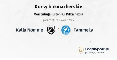 Kalju Nomme - Tammeka kursy bukmacherskie