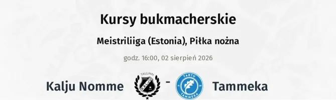 Kalju Nomme - Tammeka kursy bukmacherskie