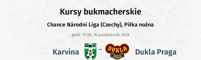 Karviná - Dukla Praga kursy bukmacherskie