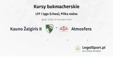 Kauno Žalgiris II - Atmosfera kursy bukmacherskie