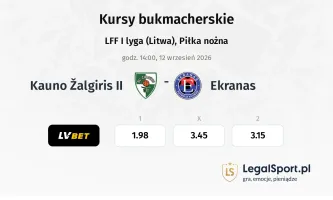 Kauno Žalgiris II - Ekranas kursy bukmacherskie