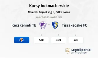 Kecskeméti TE - Tiszakecske FC kursy bukmacherskie