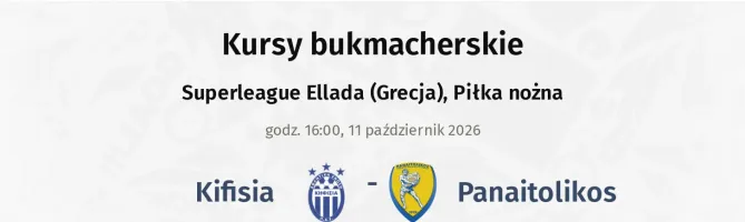 Kifisia - Panetolikos kursy bukmacherskie