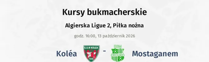 Koléa - Mostaganem kursy bukmacherskie