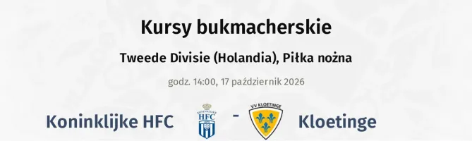 Koninklijke HFC - Kloetinge kursy bukmacherskie