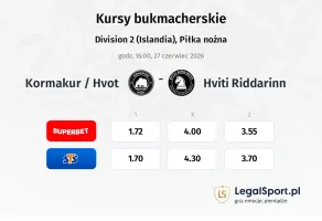 Kormákur / Hvöt - Hvíti riddarinn kursy bukmacherskie