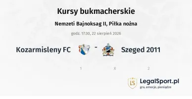 Kozarmisleny FC - Szeged 2011 kursy bukmacherskie