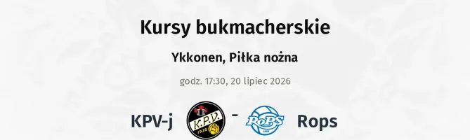 KPV-j - Rops kursy bukmacherskie