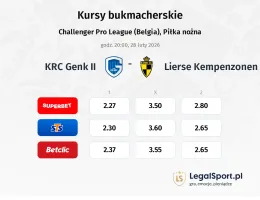 KRC Genk II - Lierse Kempenzonen kursy bukmacherskie