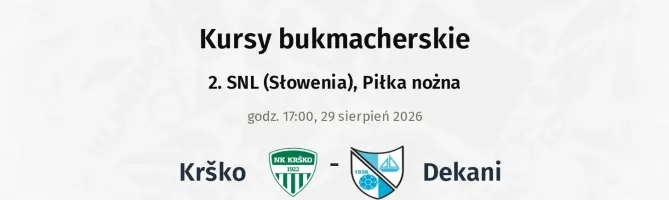 Krško - Dekani kursy bukmacherskie