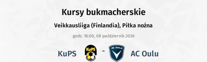 KuPS - AC Oulu kursy bukmacherskie