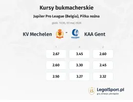 KV Mechelen - Gent kursy bukmacherskie