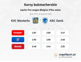 KVC Westerlo - Genk kursy bukmacherskie