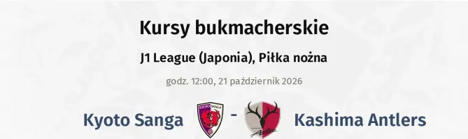 Kyoto Sanga - Kashima kursy bukmacherskie