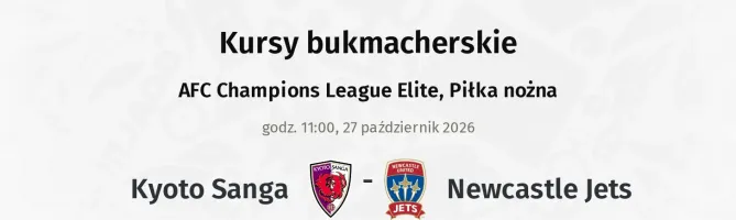 Kyoto Sanga - Newcastle Jets kursy bukmacherskie