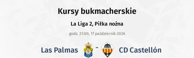 Las Palmas - CD Castellon kursy bukmacherskie