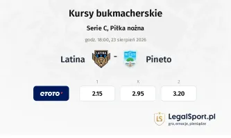 Latina - Pineto kursy bukmacherskie