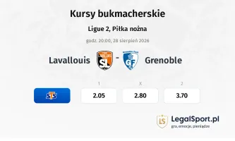 Lavallouis - Grenoble kursy bukmacherskie
