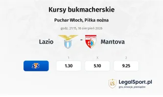 Lazio - Mantova kursy bukmacherskie
